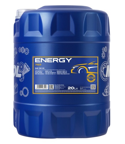 20l mannol energy olio - 20l,