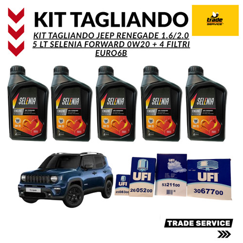 Kit tagliando jeep renegade - kit,
